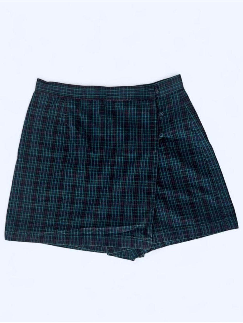 Maggie Lawrence Sport Cotton Plaid Skort